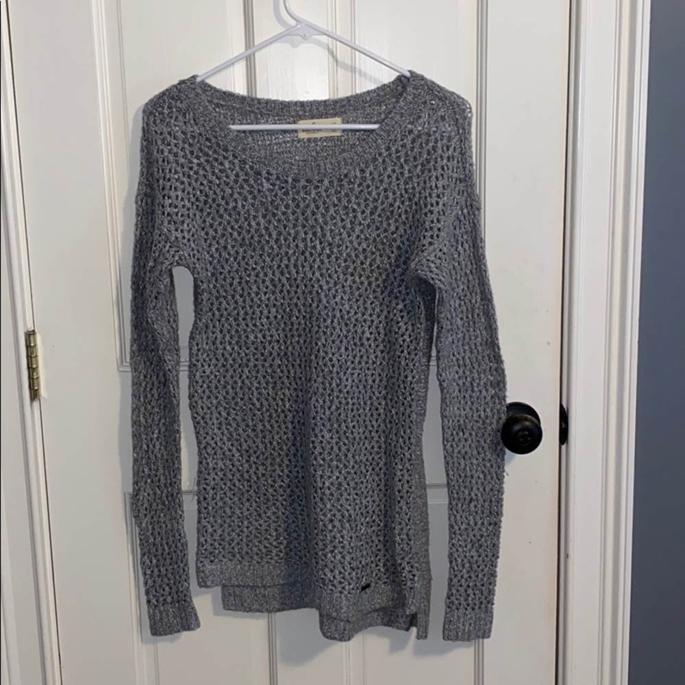 Grey Hollister Sweater